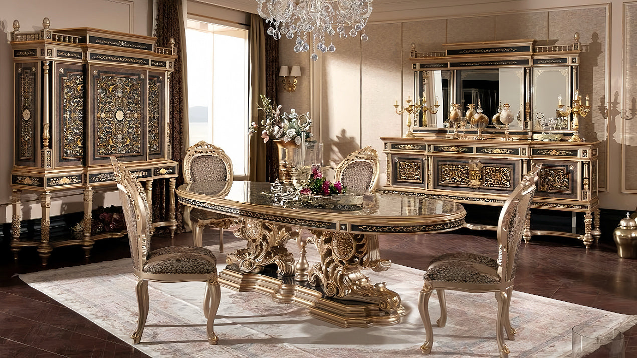 Versailles Noire Dining Room Set