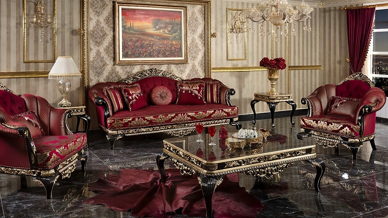 Bordeaux Royale Living Set